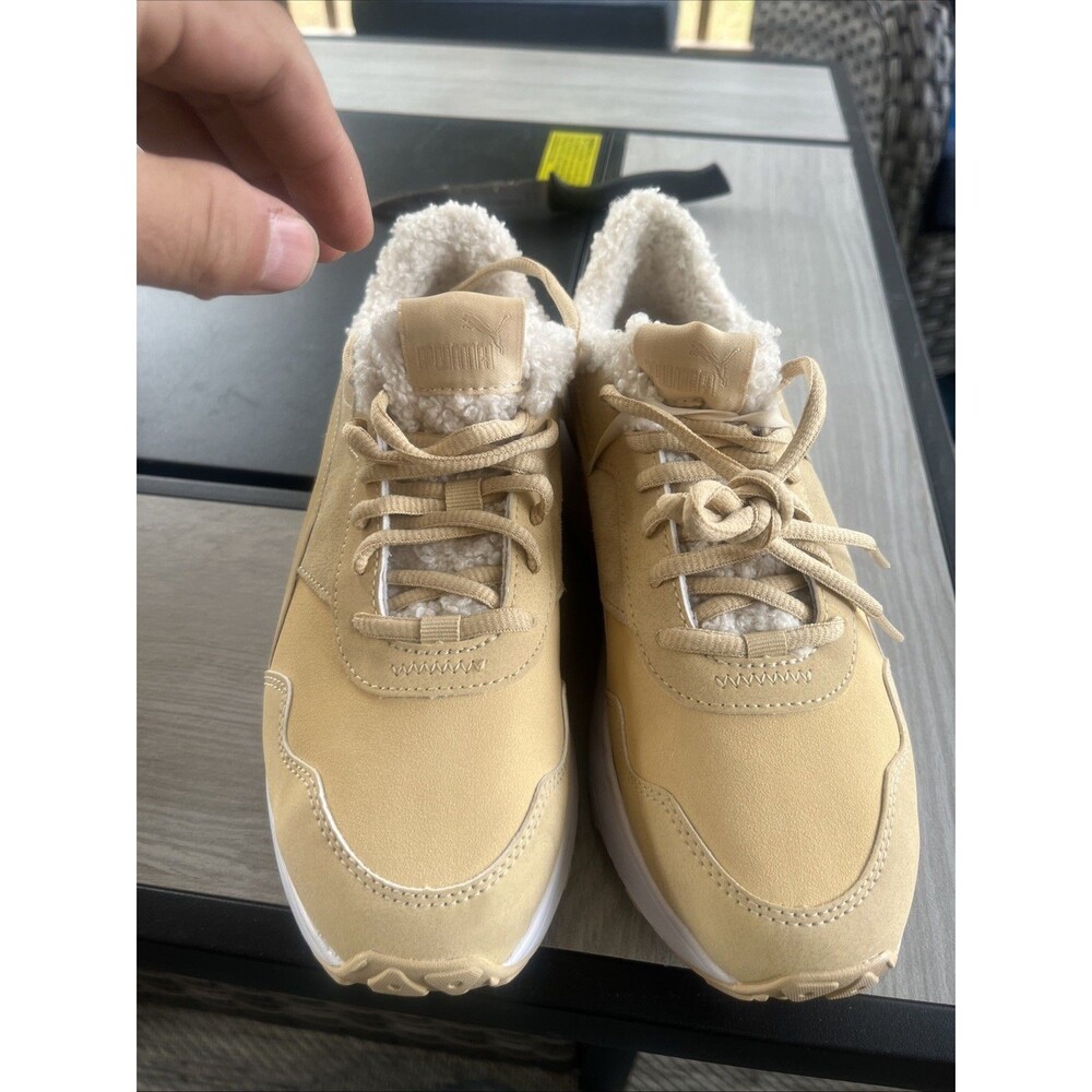 382719-02 Women's 6.5 Tan Suede Puma - Picture 4 of 10